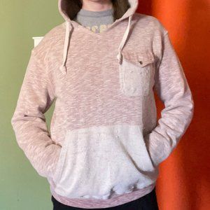 Huntington Beach Club light Rustic pink sweatshirt with pocket size Small.